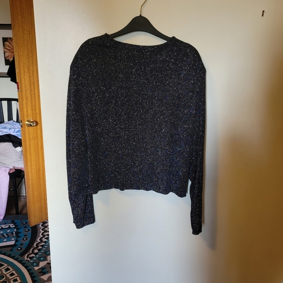 Vintage Ronni Nicole Glitter Cardigan Jacket - Picture 7 of 9